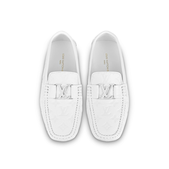 Top Quality Louis Vuitton Monte Carlo moccasin White for Men - On Sale Now!