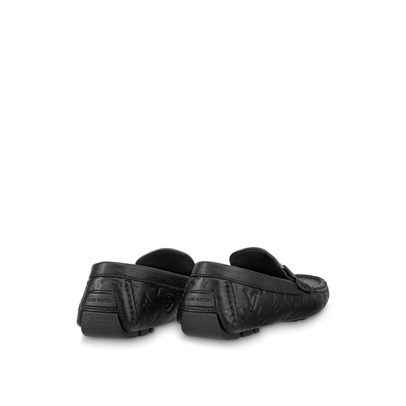 Add Sophistication with Louis Vuitton Monte Carlo Men's Moccasin in Black