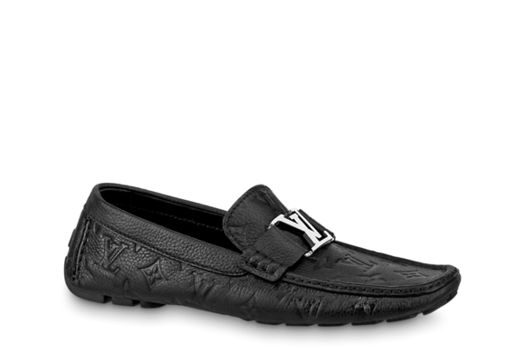 Shop Louis Vuitton Monte Carlo Men's Moccasin in Black