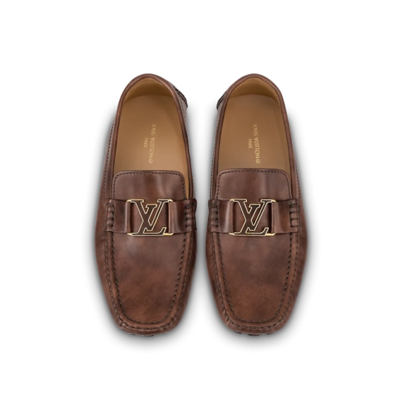 Discount Designer Shoes - Louis Vuitton Monte Carlo Mocassin Cognac Brown - Men's Shoes