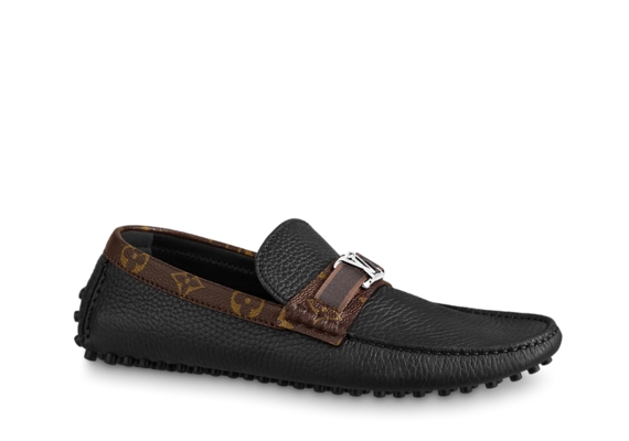 Shop Louis Vuitton Hockenheim Mocassin Black for Men's