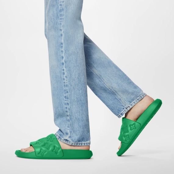 Shop Discounted Louis Vuitton Waterfront Mule Green for Men's