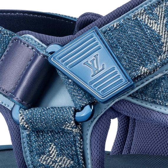 Find Your Perfect Louis Vuitton Panama Sandal Blue for Men's