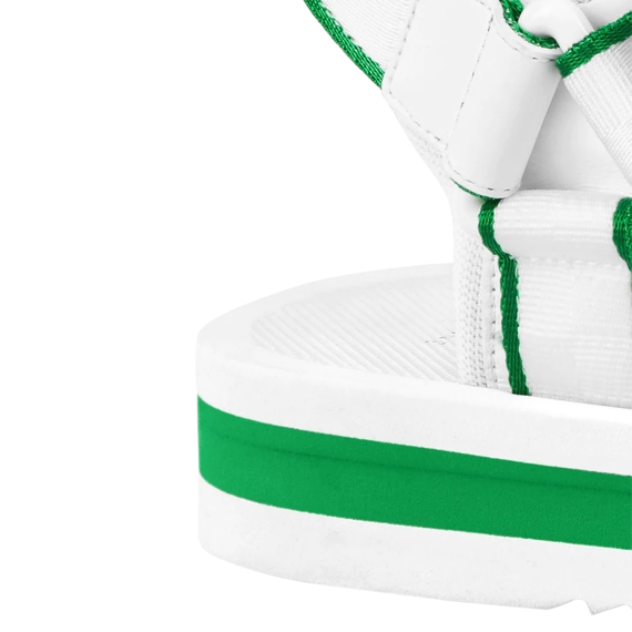 Get the Trendy Louis Vuitton Panama Sandal White for Men's