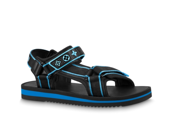 Shop the Louis Vuitton Panama Sandal Black for Men's - On Sale Now!