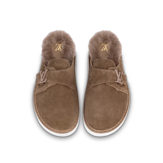 Sale On Men's Fur Mules From LV Easy