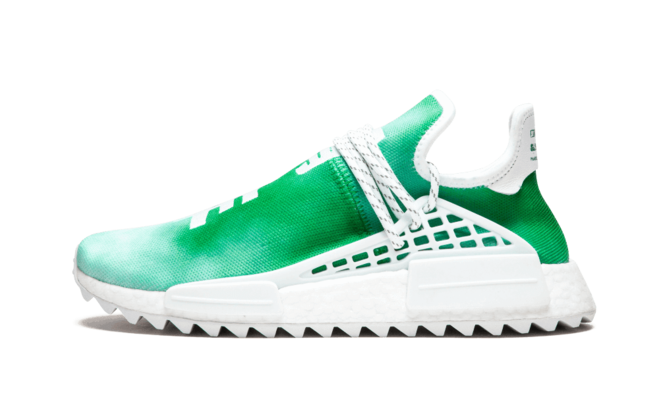 Men's Pharrell Williams NMD Human Race Holi MC - Youth Green at Discount Prices