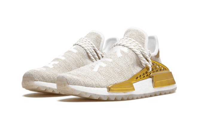 Men's Pharrell Williams NMD Human Race Holi MC Gold Happy - China Exclusive: Shop Now!