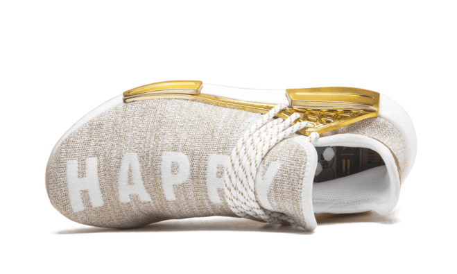Men's Pharrell Williams NMD Human Race Holi MC Gold Happy - China Exclusive: Shop The Collection!