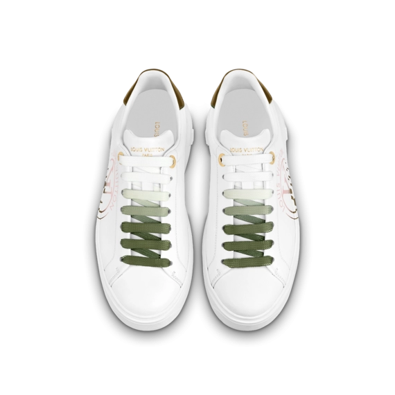Fashionable Louis Vuitton Time Out Sneaker for Women's
