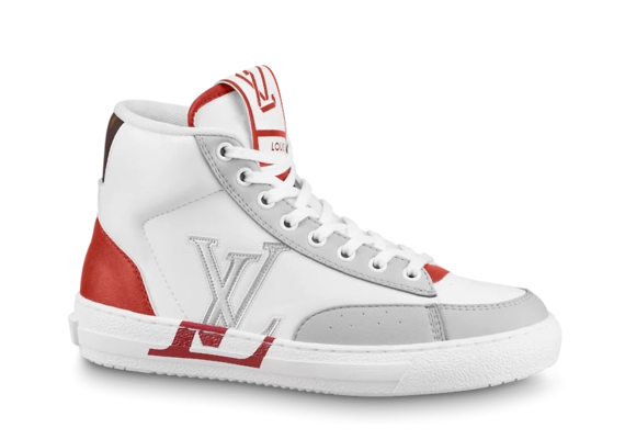 Shop the Louis Vuitton Charlie Sneaker Boot Red and get a discount. Perfect for women!