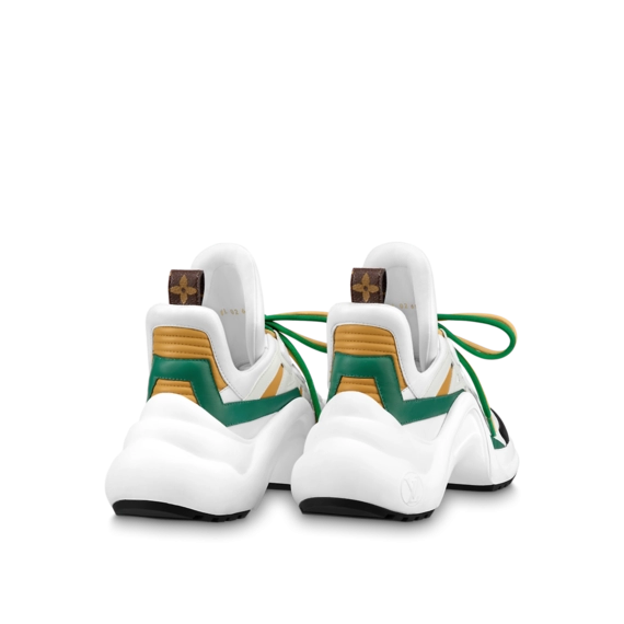 Get the Women's LV Archlight Sneaker in White & Green