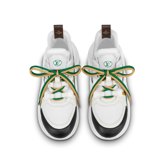 Women's LV Archlight Sneaker White & Green - Shop Now