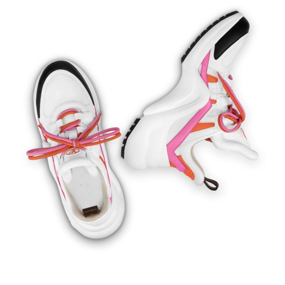 Shop Women's Fashionable LV Archlight Sneaker Pink / White