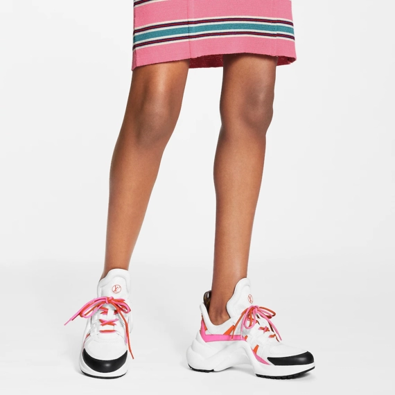 Get the Latest Women's LV Archlight Sneaker Pink / White