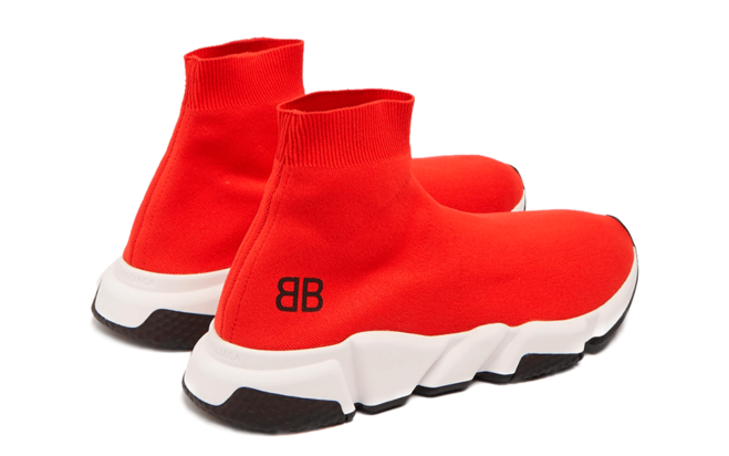 Shop for the Stylish Balenciaga Speed Runner Mid Red for Women