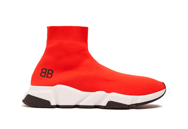 Get the Balenciaga Speed Runner Mid in Red for Women Today!