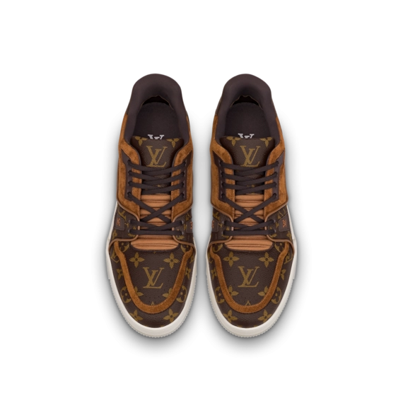 Look Good and Feel Great with Men's LV Trainer Sneaker!