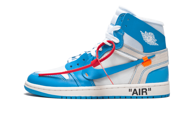 Women's Air Jordan 1 x Off-White NRG Powder Blue - Get Discount Now!