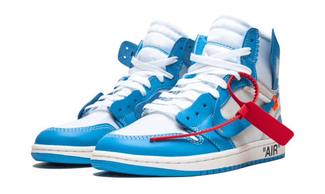 Get Discount on Women's Air Jordan 1 x Off-White NRG Powder Blue Now!