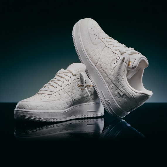 Men's Louis Vuitton X Air Force 1 Low Triple White - Get it Now on Sale!