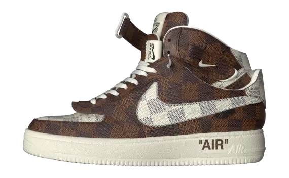 Men's Louis Vuitton X Air Force 1 Mid Sneakers - Buy Now and Get Discount!