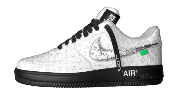 Sale, Get the Louis Vuitton X Air Force 1 Low White & Black for Men - Stylish and Trendy!