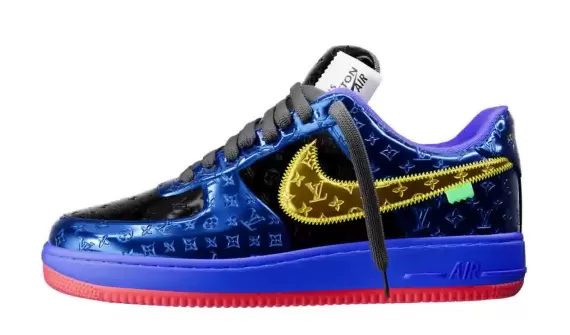 Shop the Louis Vuitton and Nike Air Force 1 Low by Virgil Abloh Multicoloured exclusively for Men's and Get it on Sale Now!