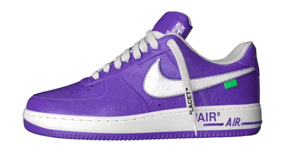 Shop Men's Louis Vuitton X Air Force 1 Low Lilac and Buy Now!