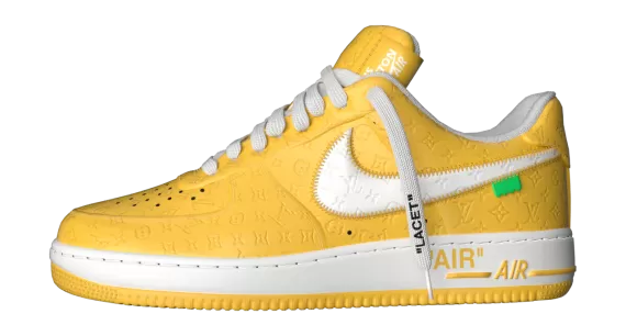 Shop Men's Louis Vuitton X Air Force 1 Low Yellow Sale