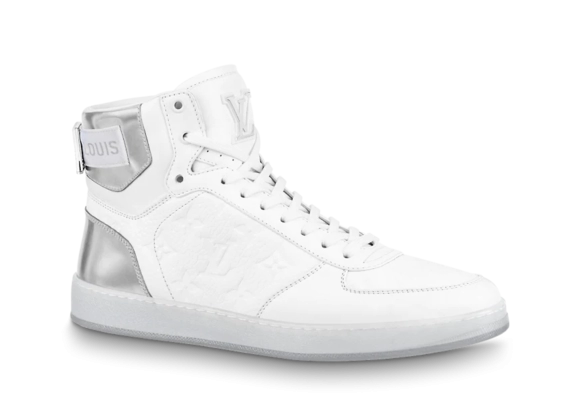 Men's White Louis Vuitton Rivoli Sneaker Boot On Sale at Online Shop