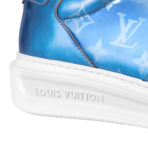 Men's Designer Sneaker - LV Beverly Hills Blue - Discounted Price!