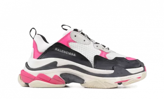 Buy Balenciaga Triple S Trainers - Pink / Black for Women's