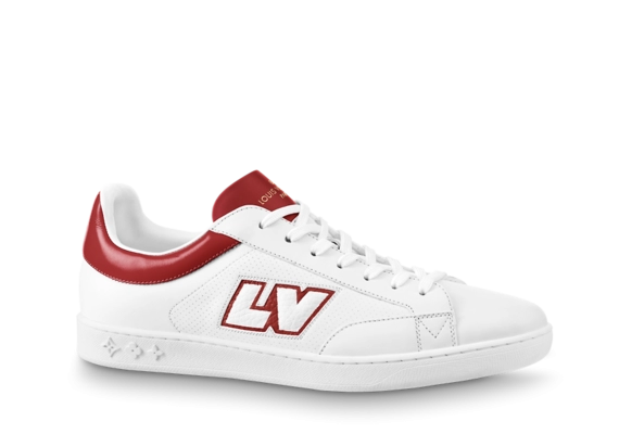 Shop the Louis Vuitton Luxembourg Sneaker Red for Men's
