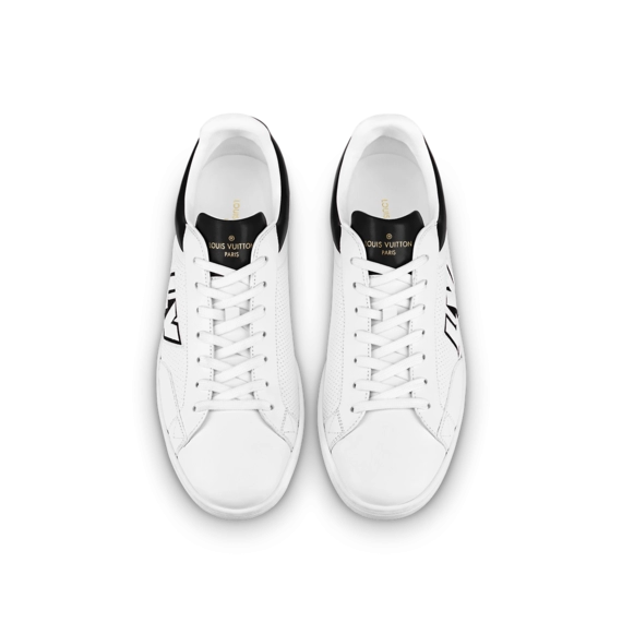 Shop Louis Vuitton Luxembourg Sneaker Black / White For Men's Now