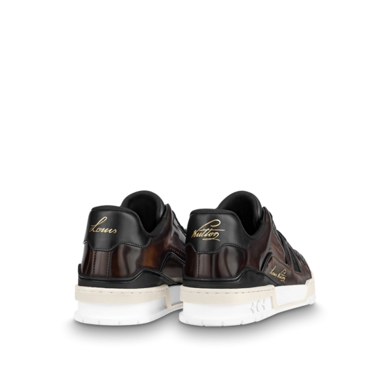 Upgrade Your Look with Louis Vuitton Trainer Sneaker Cognac Brown for Men