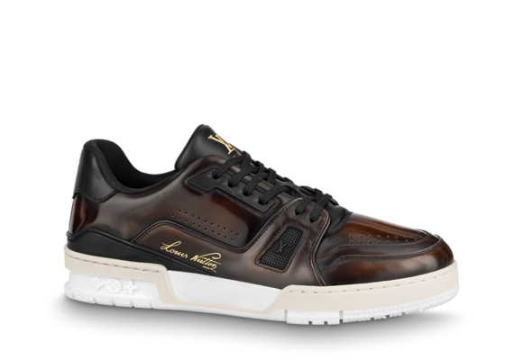 Buy Louis Vuitton Trainer Sneaker Cognac Brown Men's Shoes