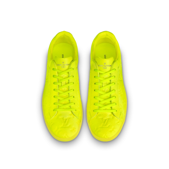 Look Sharp with the Louis Vuitton Luxembourg Yellow Sneaker for Men