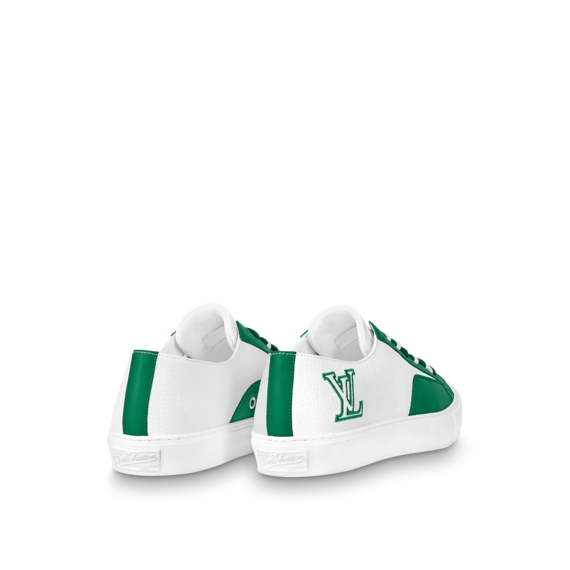 Men's Louis Vuitton Tattoo Sneaker White/Green - Get Discount Now