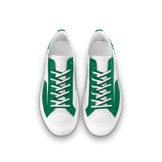 Discount on Louis Vuitton Tattoo Sneaker White/Green for Men's - Buy Now