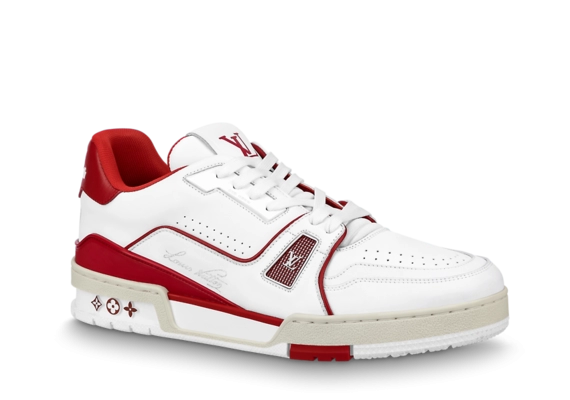 Louis Vuitton Trainer Sneaker Bordeaux Red for Men's - Get Discounts at Shop Now!