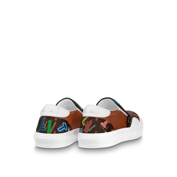 Get the Latest Men's LVxNBA LV Ollie Brick Slip Ons - Buy Now!