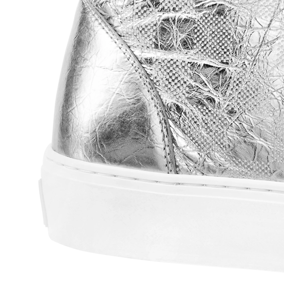 Stylish Men's Footwear - Louis Vuitton Tattoo Sneaker Boot Silver