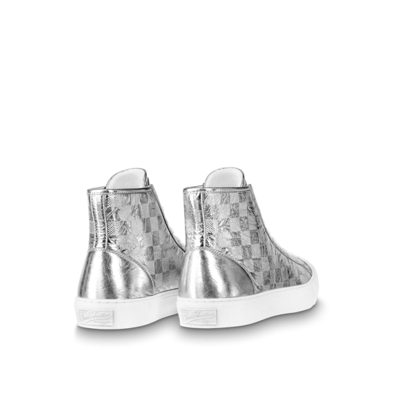 Men's Sale - Louis Vuitton Tattoo Sneaker Boot Silver