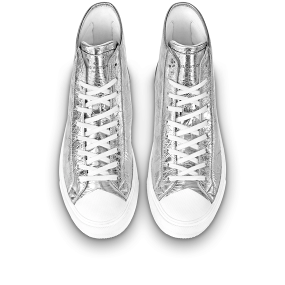 Shop Louis Vuitton Tattoo Sneaker Boot Silver - Men's Fashion