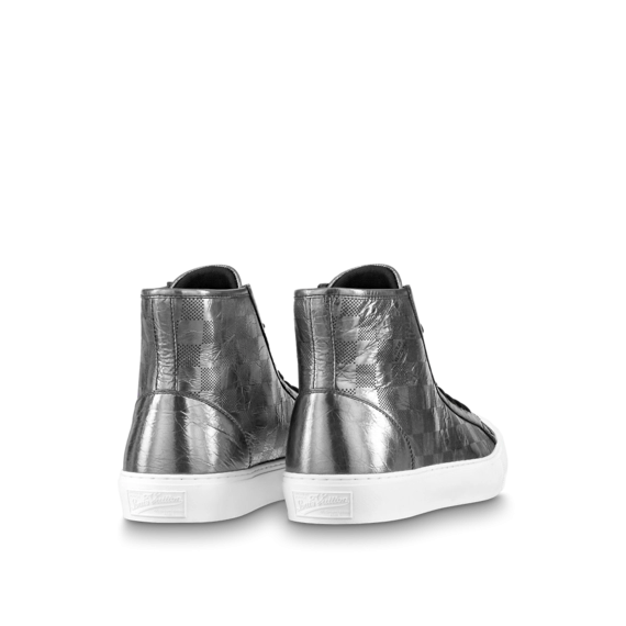 Look Sharp in Louis Vuitton Tattoo Sneaker Boot Anthracite Gray - Get, Shop!