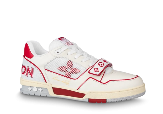 Men's Louis Vuitton Trainer Sneaker Red - Shop Now!