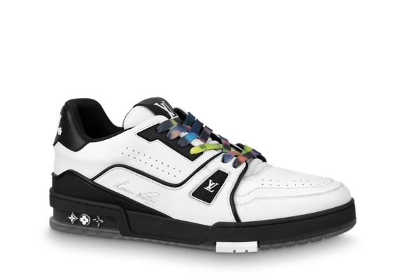 Get the LV Trainer Sneaker Black / White for Men - Sale Now!