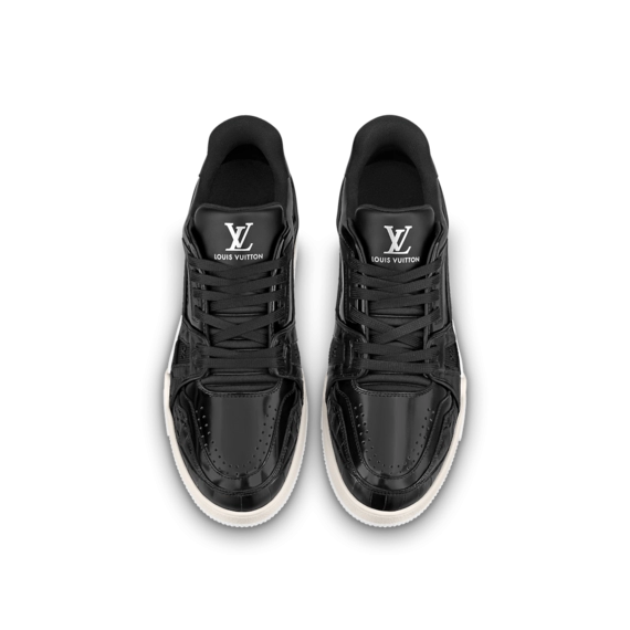 Men's Stylish LV Trainer Sneaker Black - Get Yours Now!