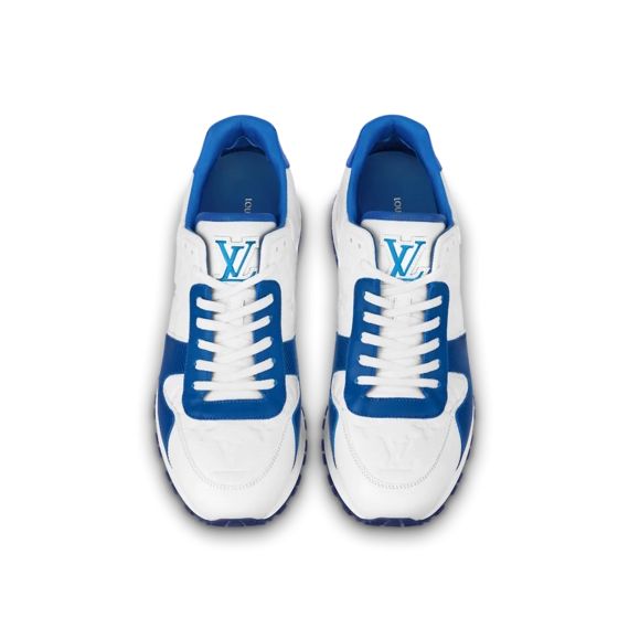 Look sharp with the Louis Vuitton Run Away Sneaker Blue - Men's Footwear!